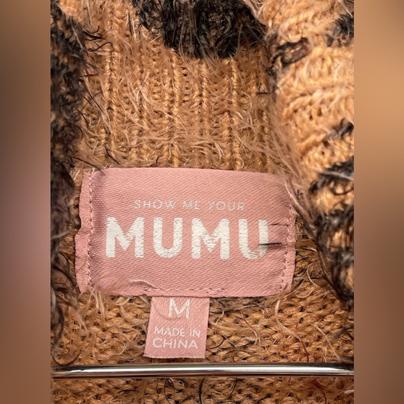show me your mumu fatima turtleneck in cheetah fever size medium - Picture 7 of 7
